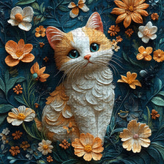 Cat Garden Oasis Jigsaw Puzzle 1000 Pieces