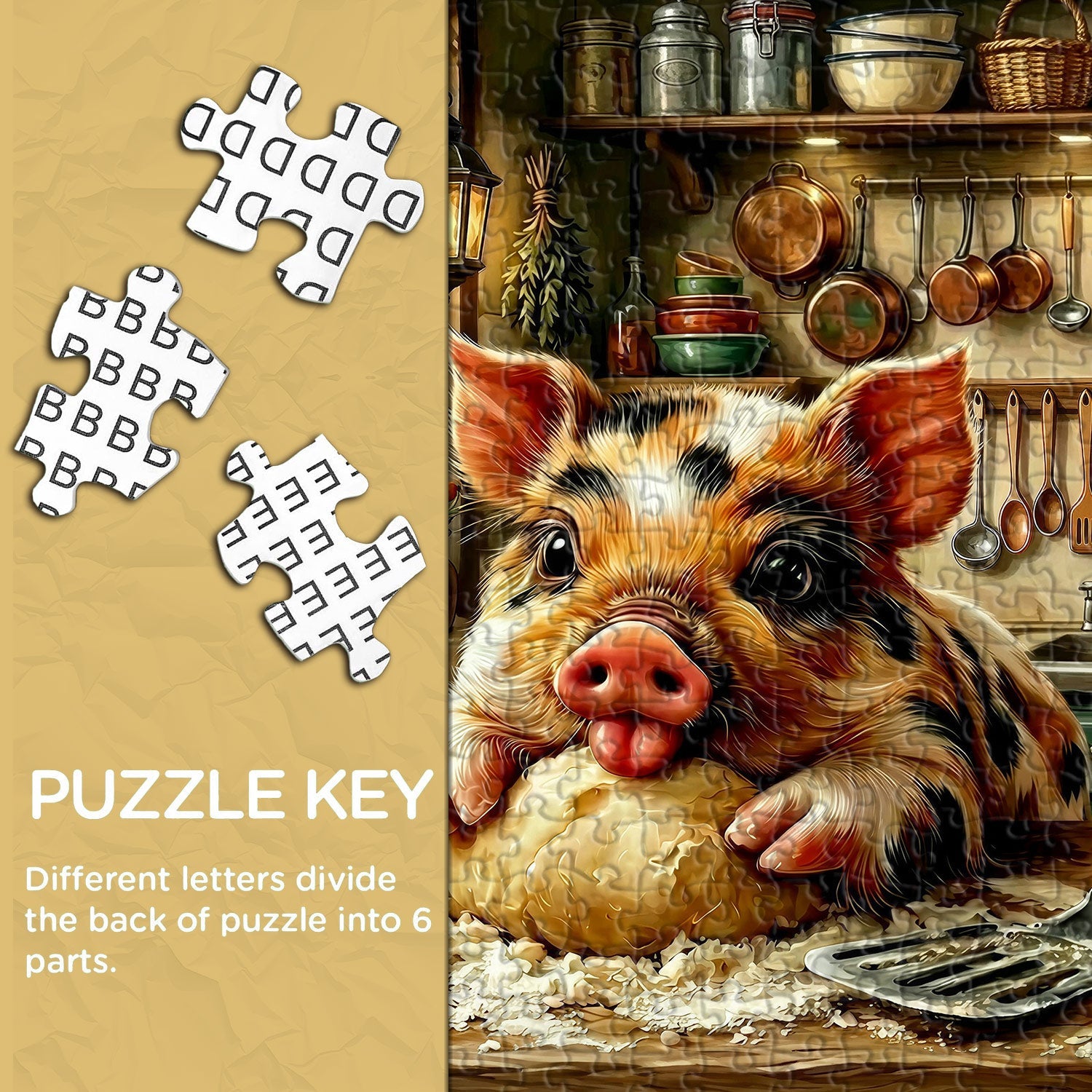 Puzzle Piggy Chef da 1000 pezzi