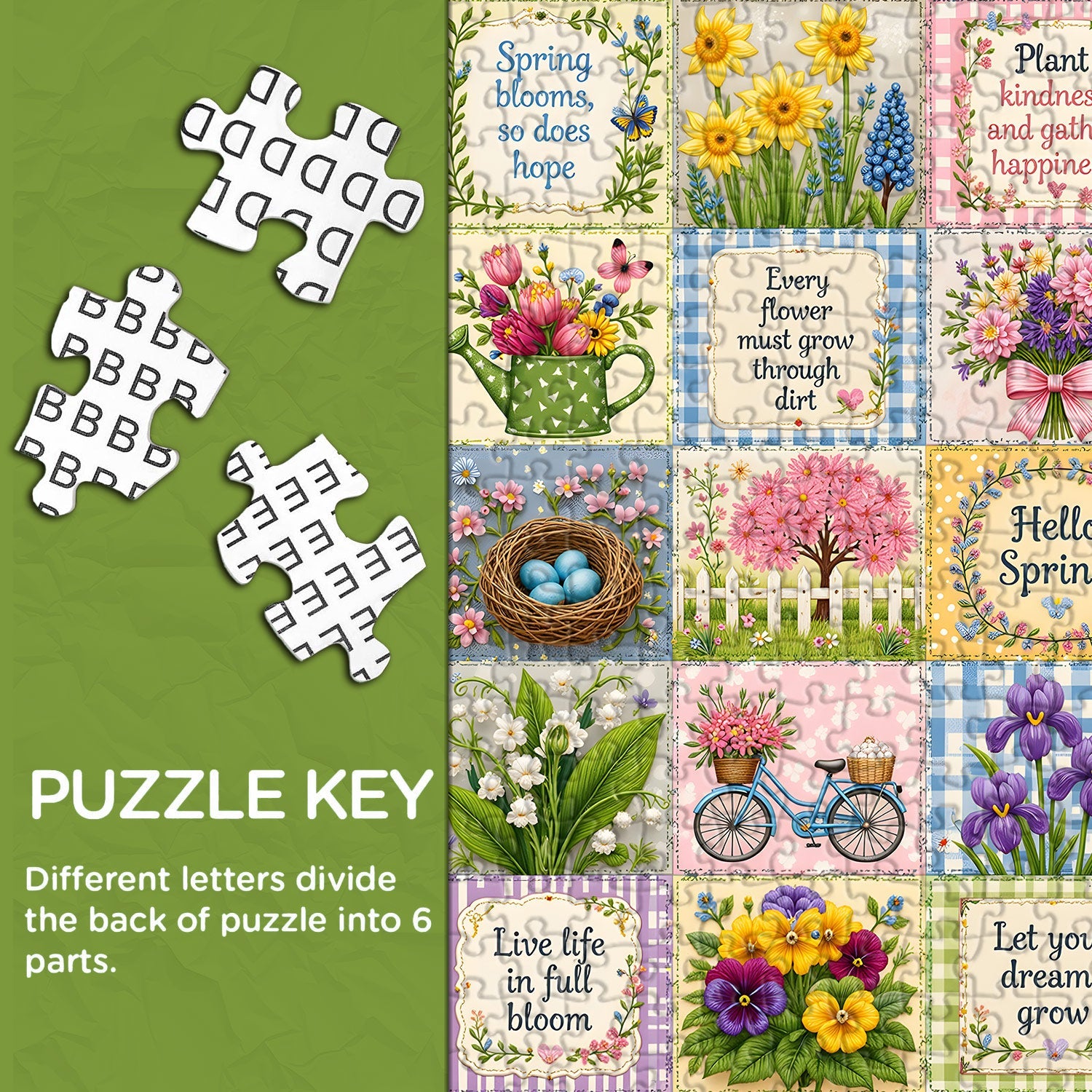 Hello Spring Jigsaw Puzzle 1000 Pieces