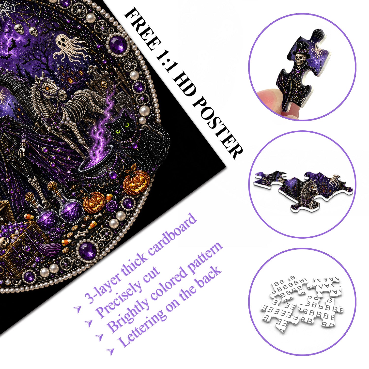 Gothic Halloween Jigsaw Puzzle 1000 Pieces