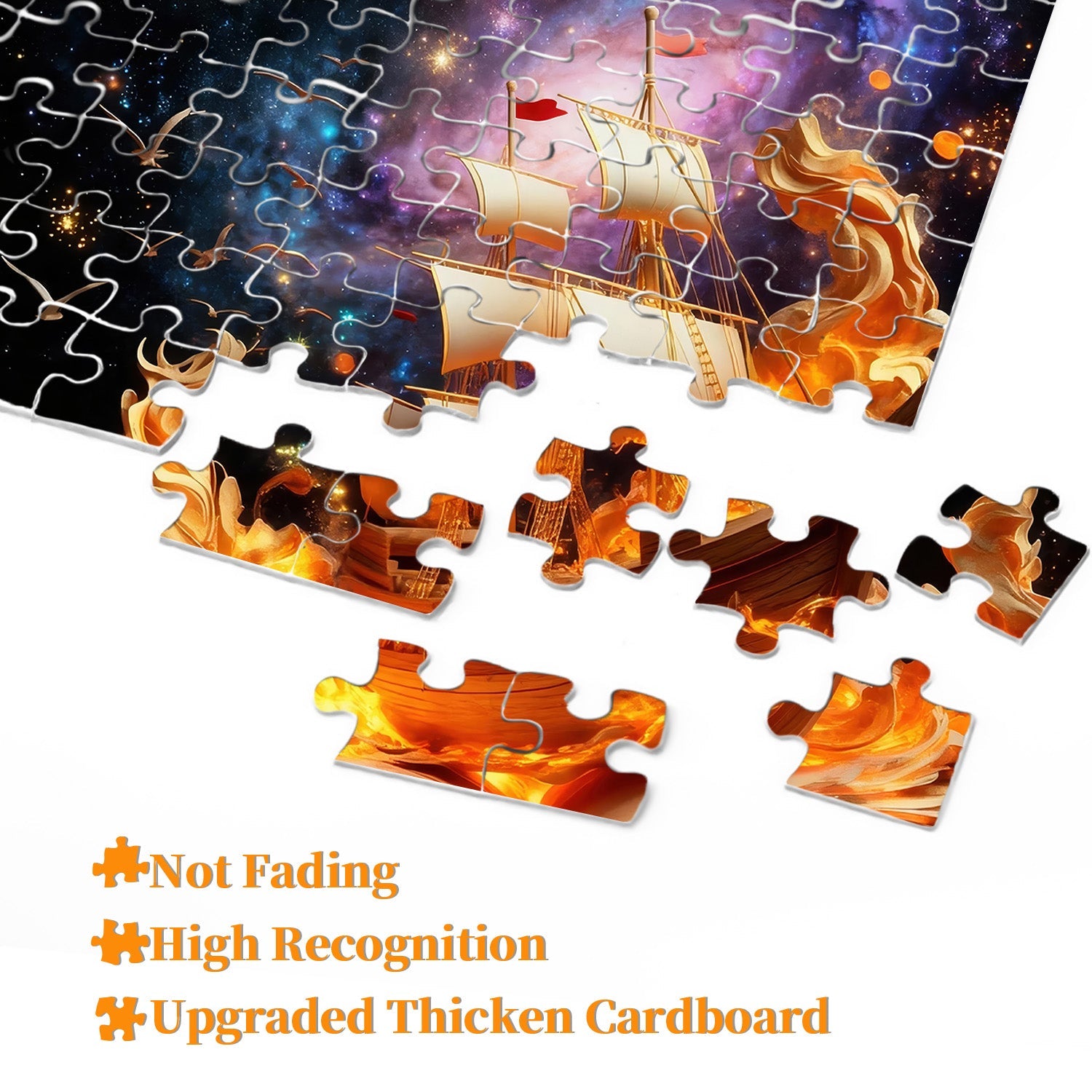 Puzzle Aventure Galactique Fiery 1000 Pièces