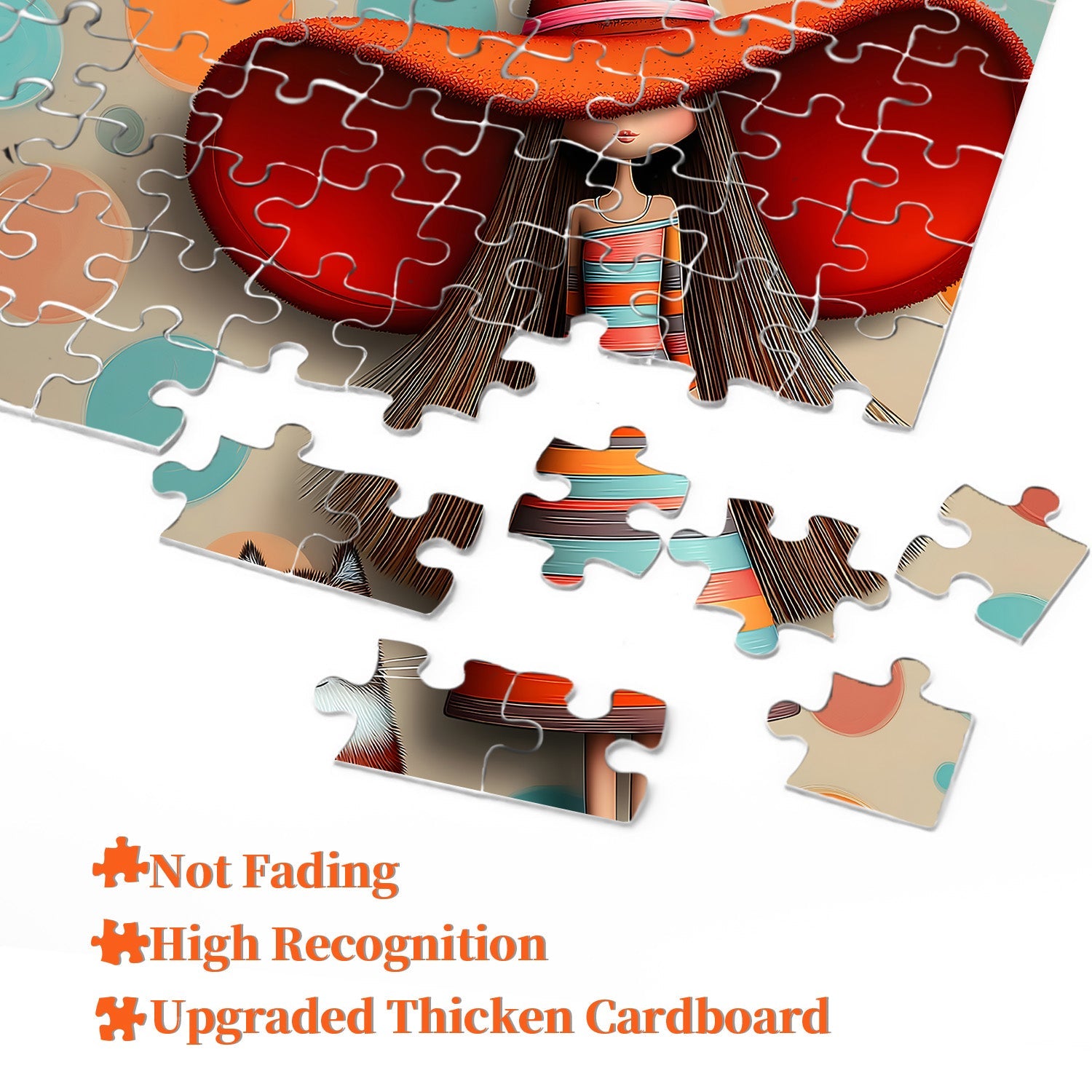 Red Hat Girl Jigsaw Puzzle 1000 Pieces