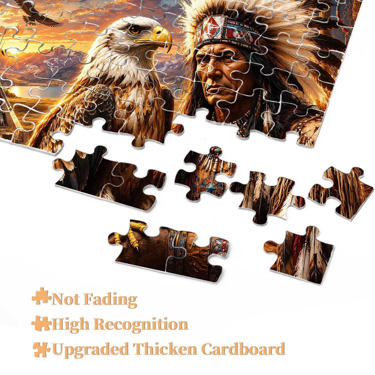 Puzzle Tribal Spirit Eagle 1000 pezzi