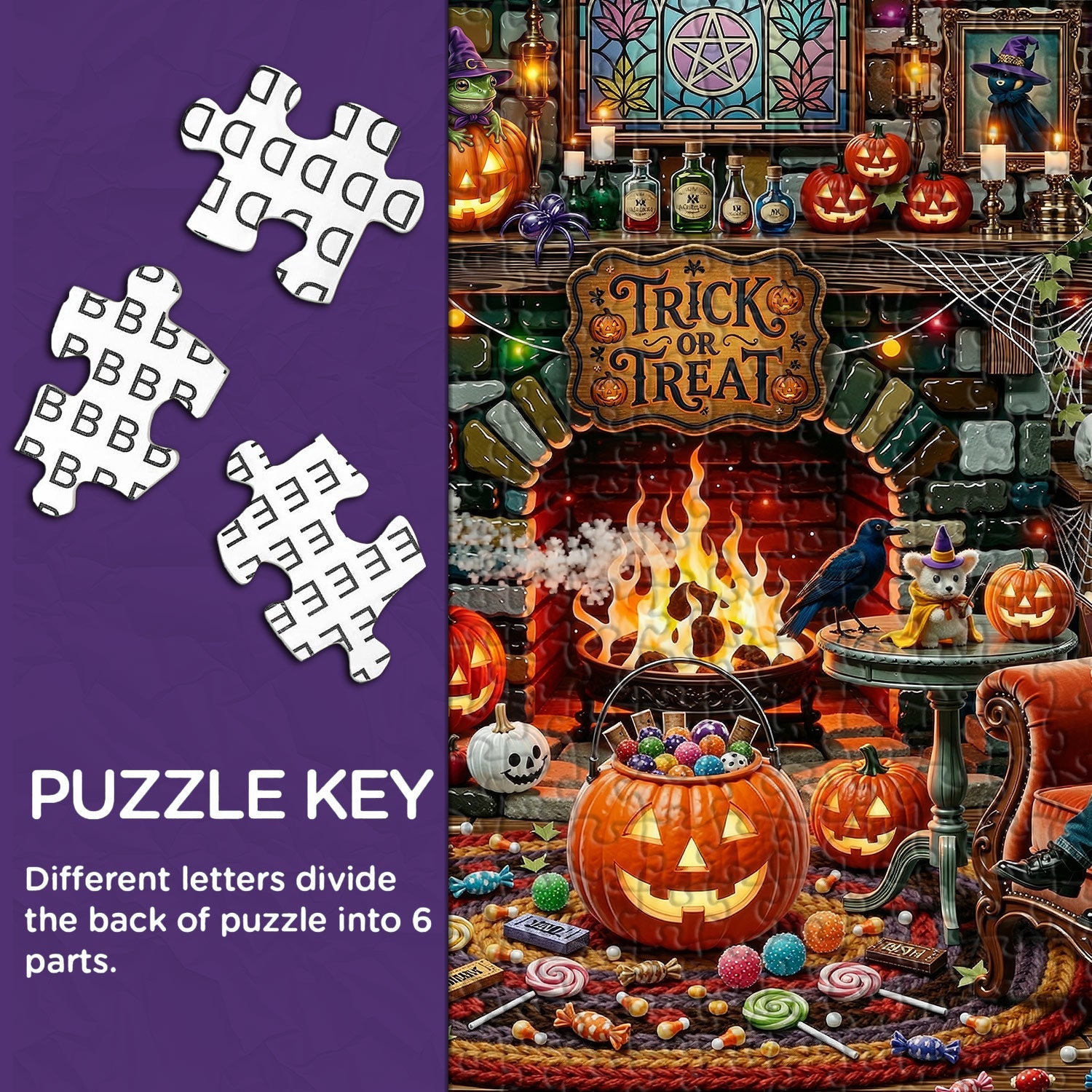 Halloween Hearth Puzzle 1000 Teile