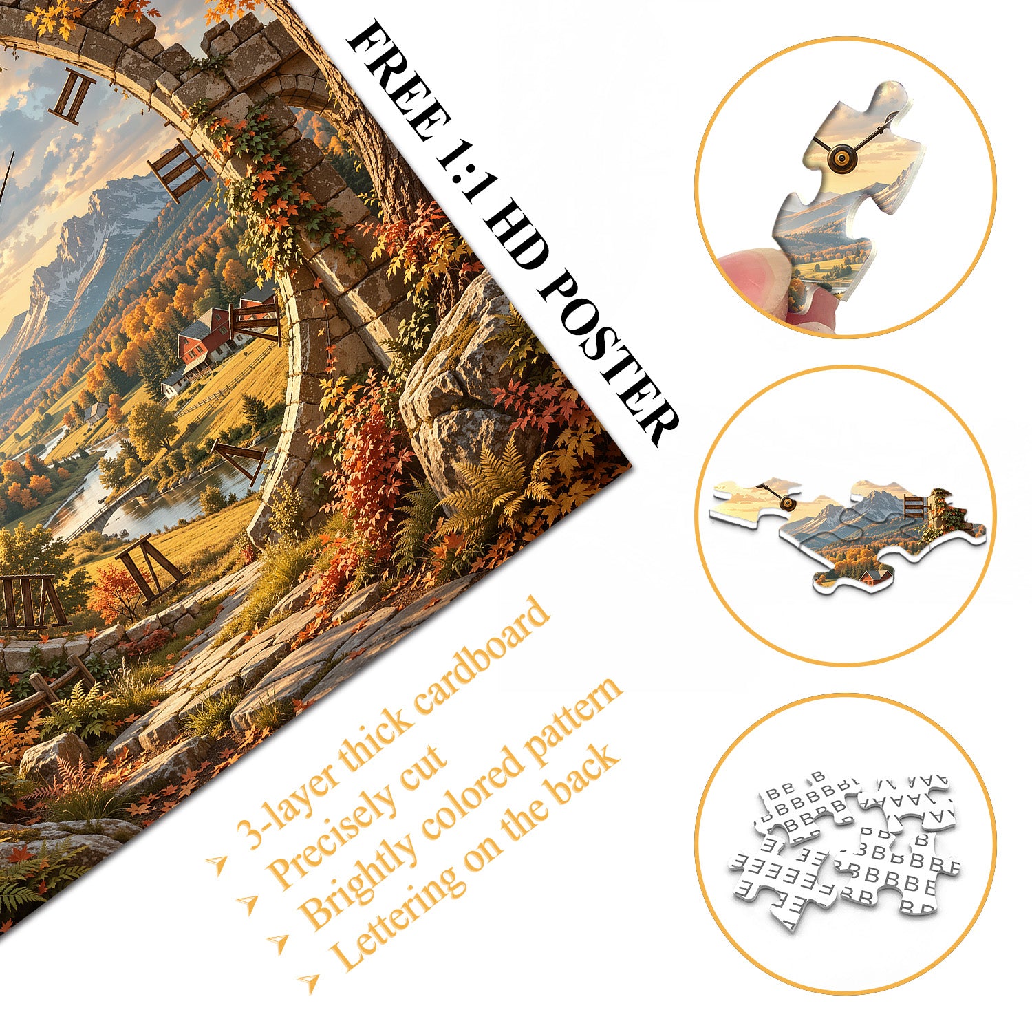 Autumn Time Jigsaw Puzzle 1000 Pieces