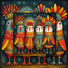 Feather Crown Tribe Jigsaw Puzzle 1000 Pieces