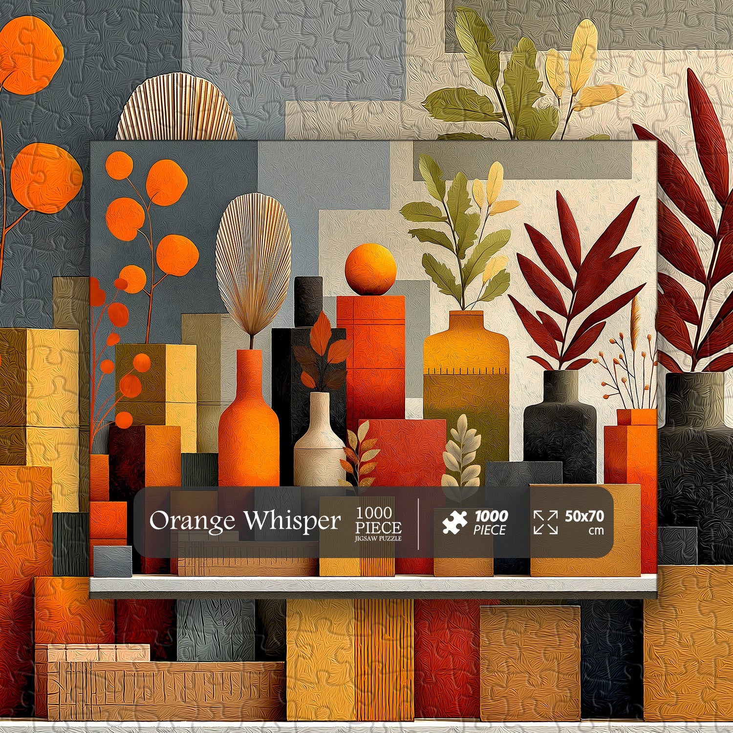 Orange Whisper Jigsaw Puzzle 1000 pièces