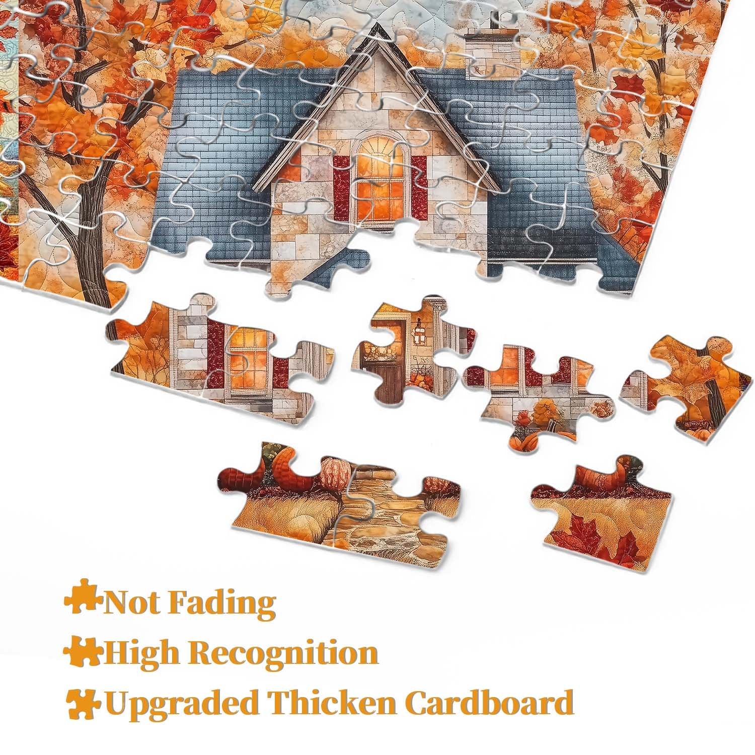 Pumpkin Cottage Jigsaw Puzzle 1000 Pieces