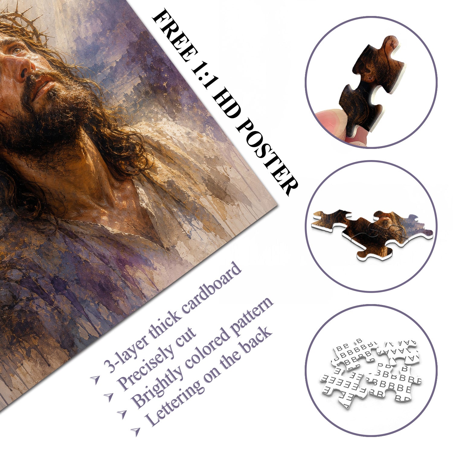 Puzzle Rédemption sacrée 1000 pièces