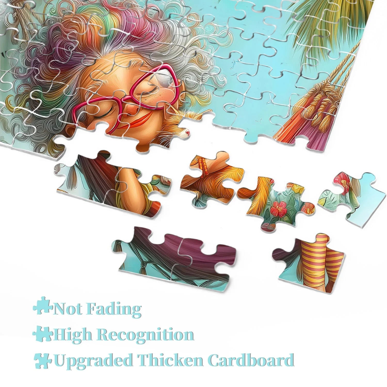 Omas Strandschläfchen-Puzzle 1000 Teile