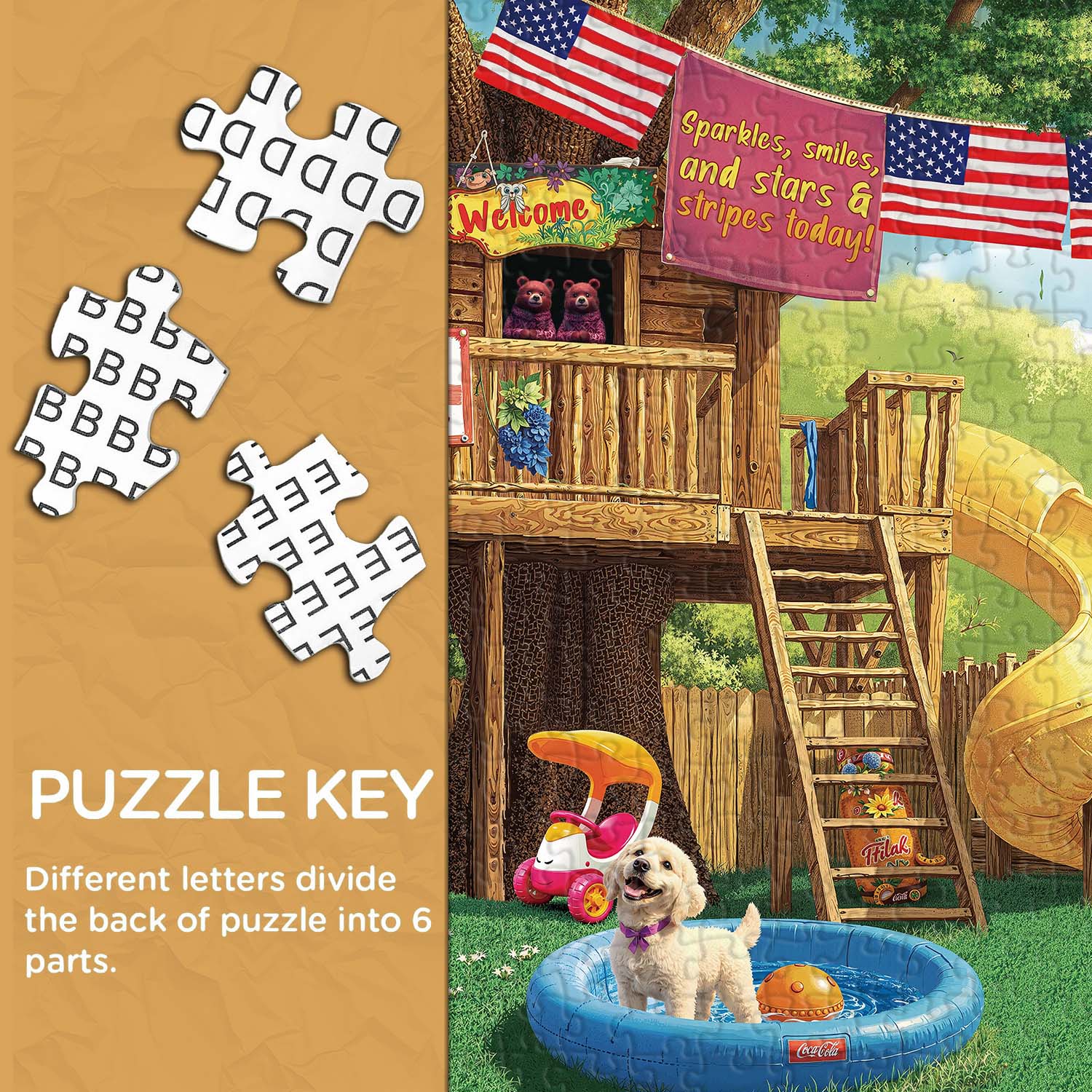 Happy Days Treehouse Jigsaw Puzzle 1000 Pieces