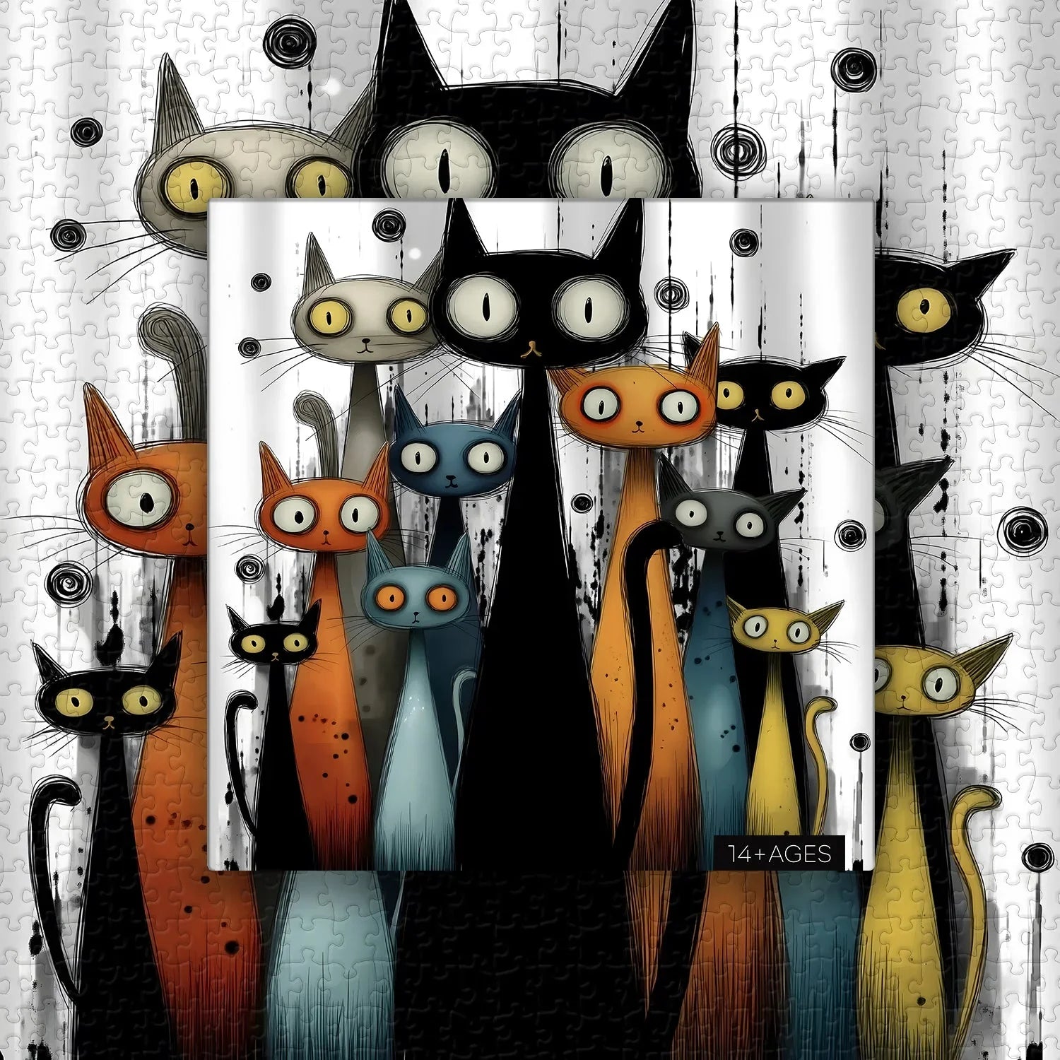 Whimsy Cats Puzzle 1000 Teile