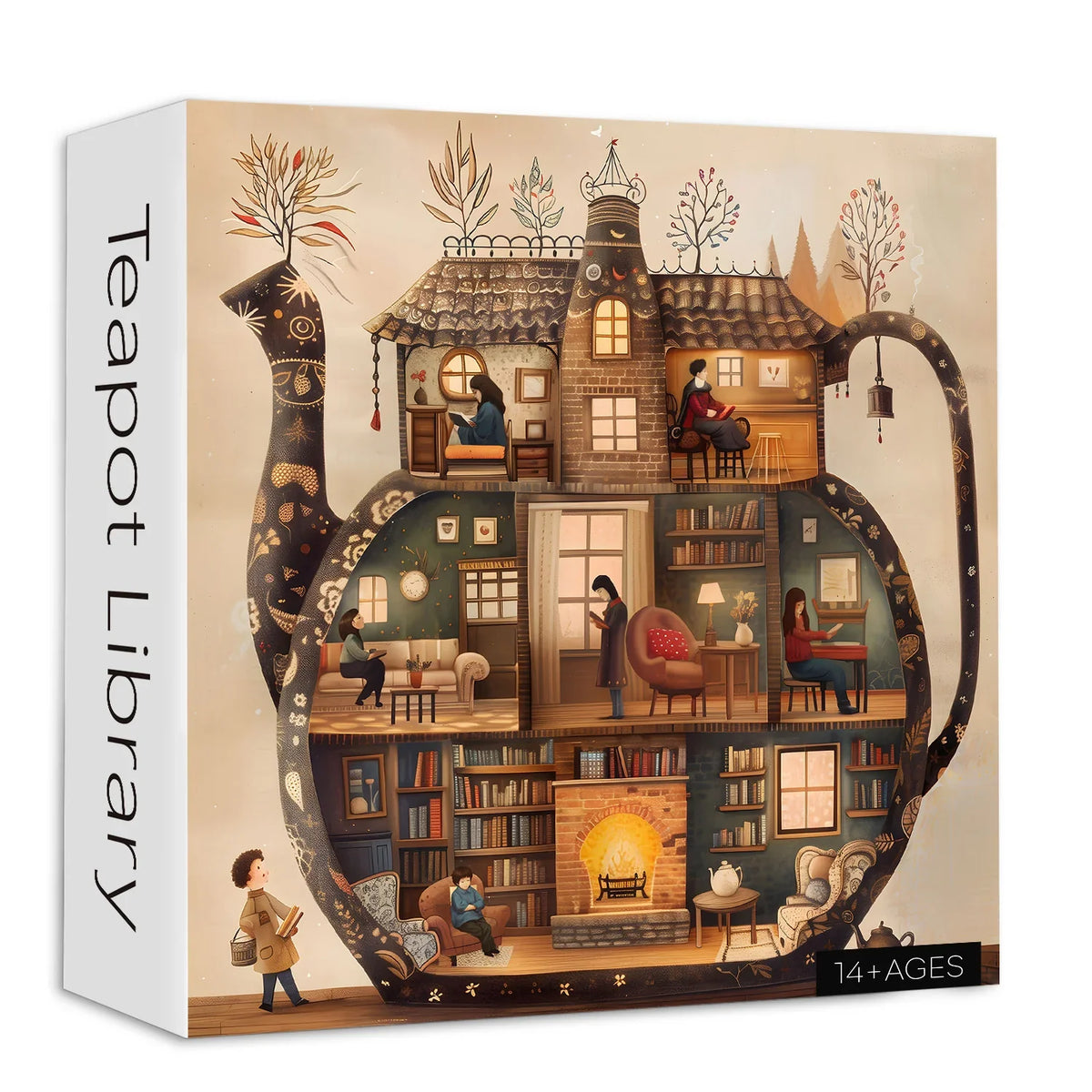 Teapot Library Jigsaw Puzzle 1000 Pieces