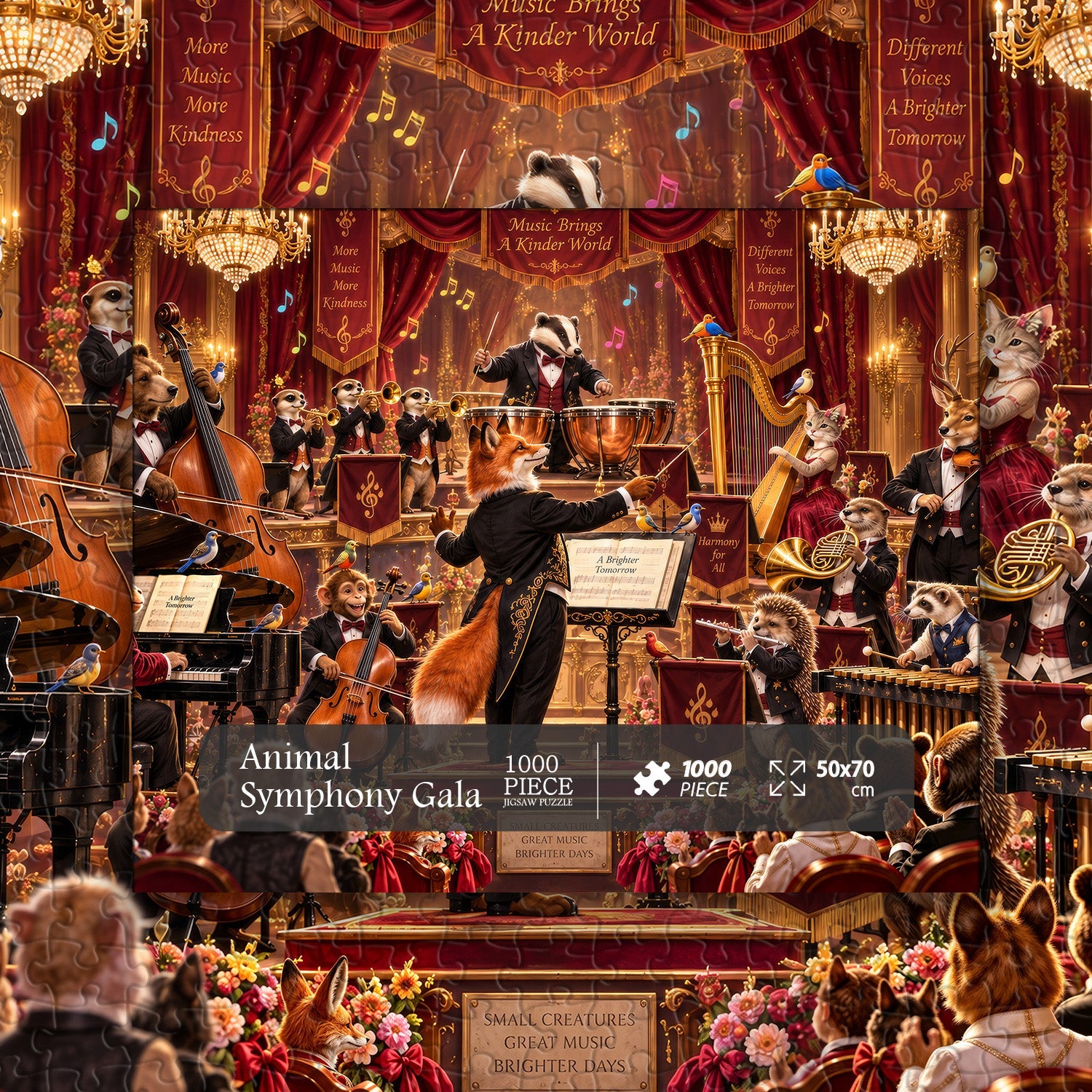 Puzzle Gala Animal Symphony 1000 Piezas