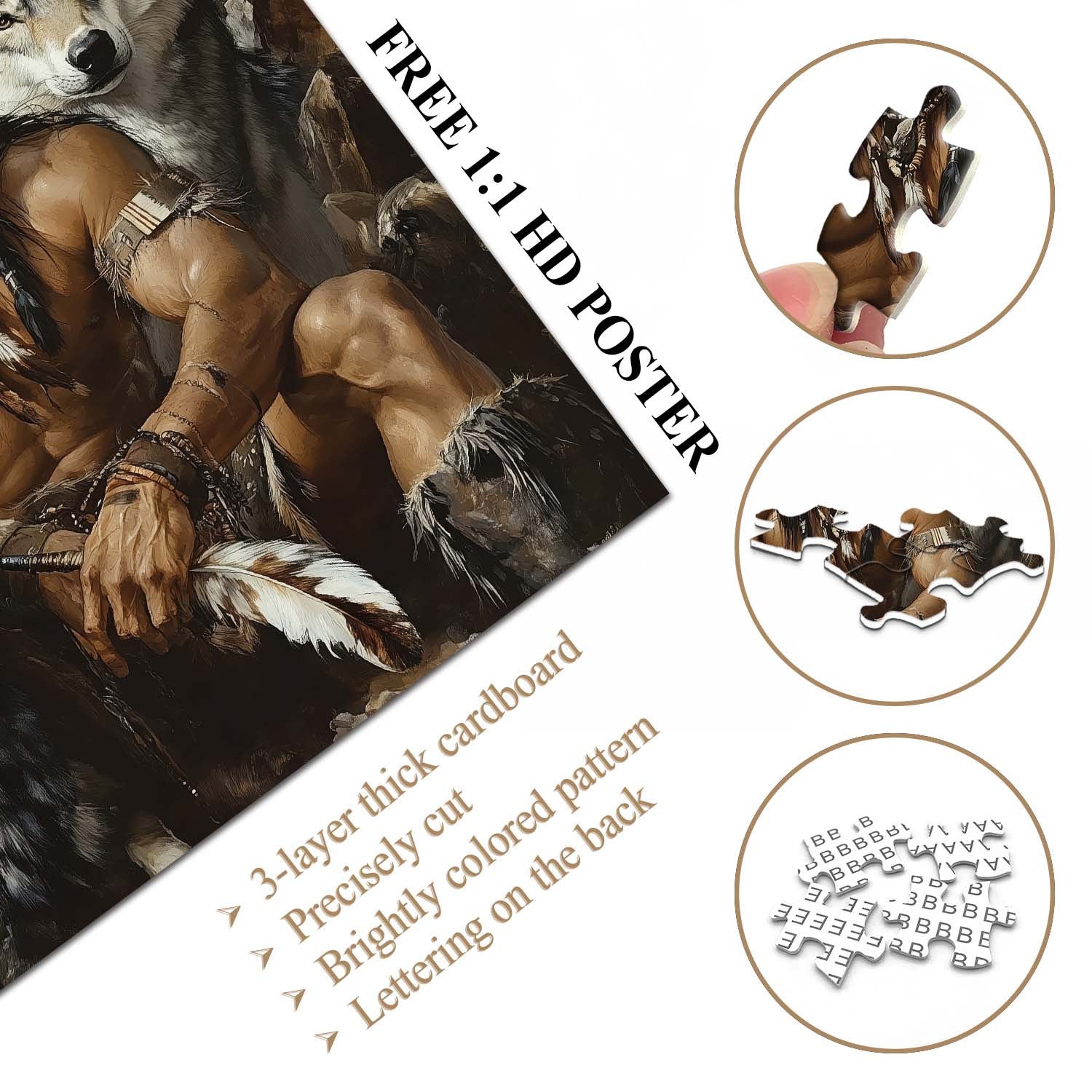 Puzzle El Rey De Los Lobos 1000 Piezas