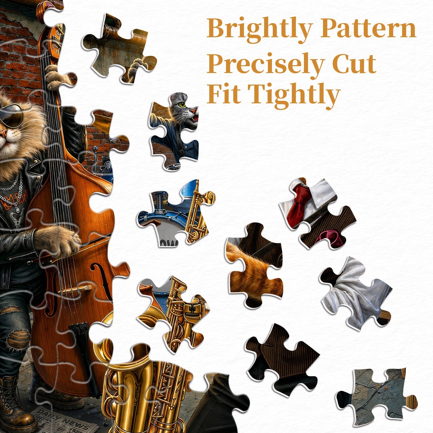 Puzzle Street Jazz Cats da 1000 pezzi