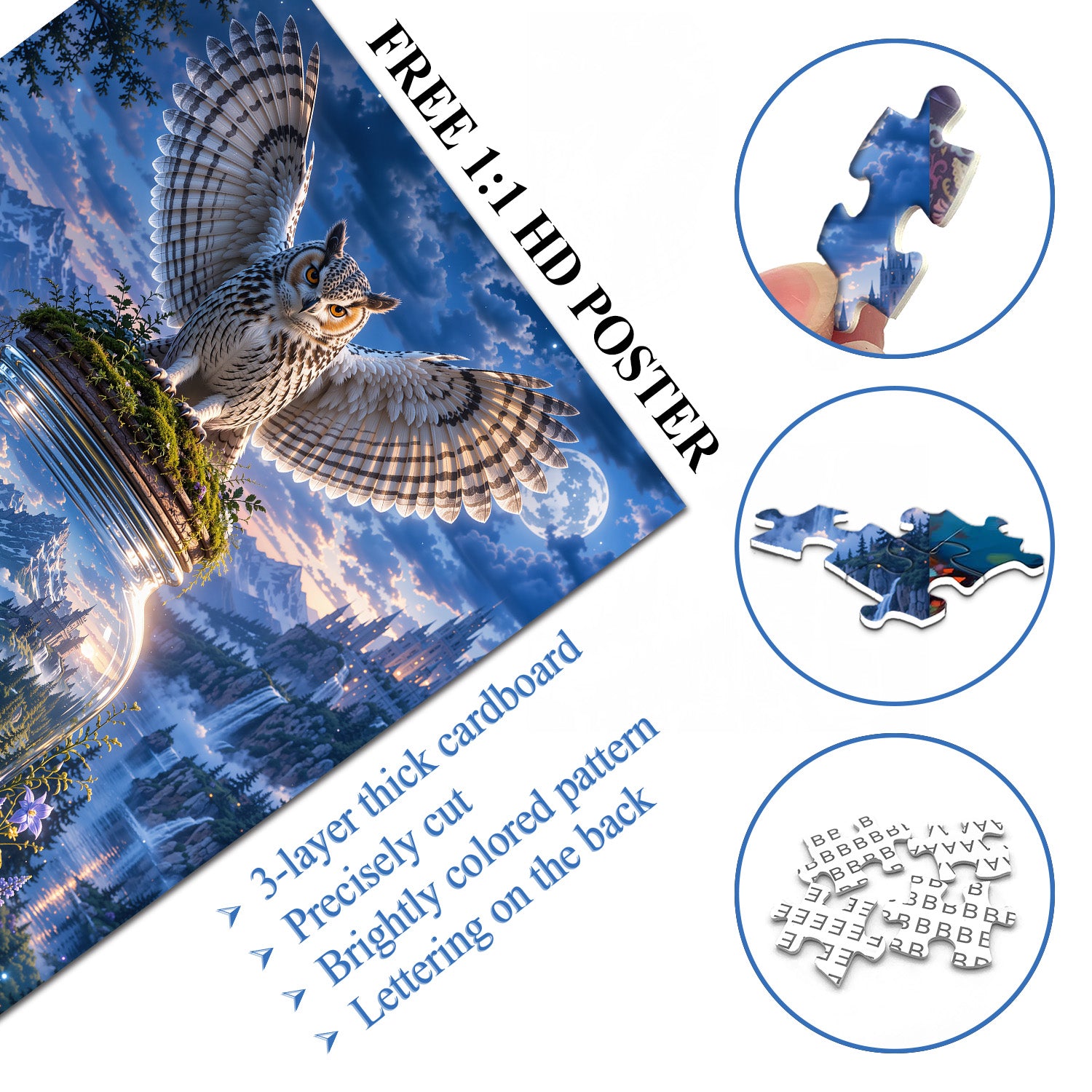 Moonlit Sanctuary Puzzle 1000 Teile