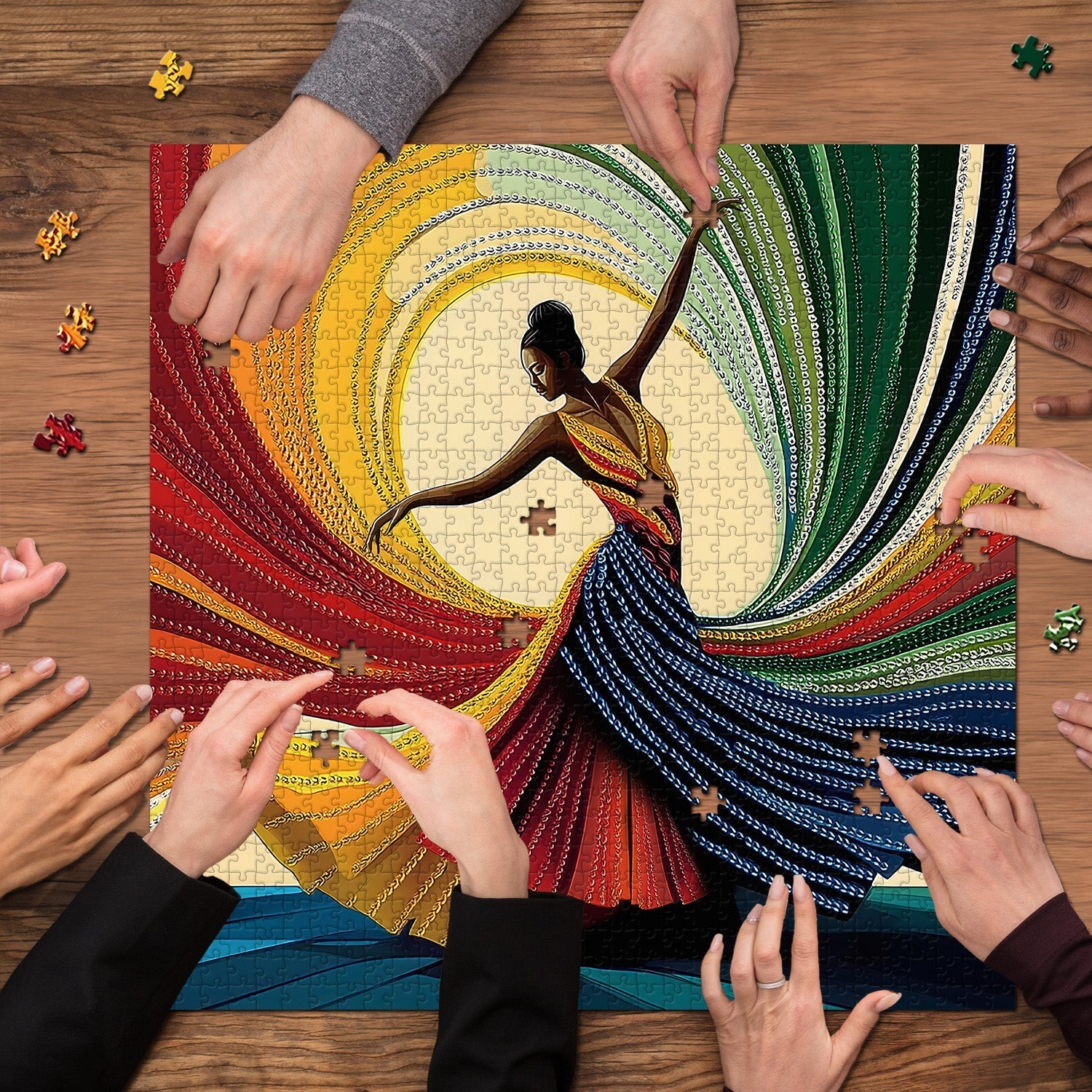 Dancing Girl Jigsaw Puzzle 1000 Pieces