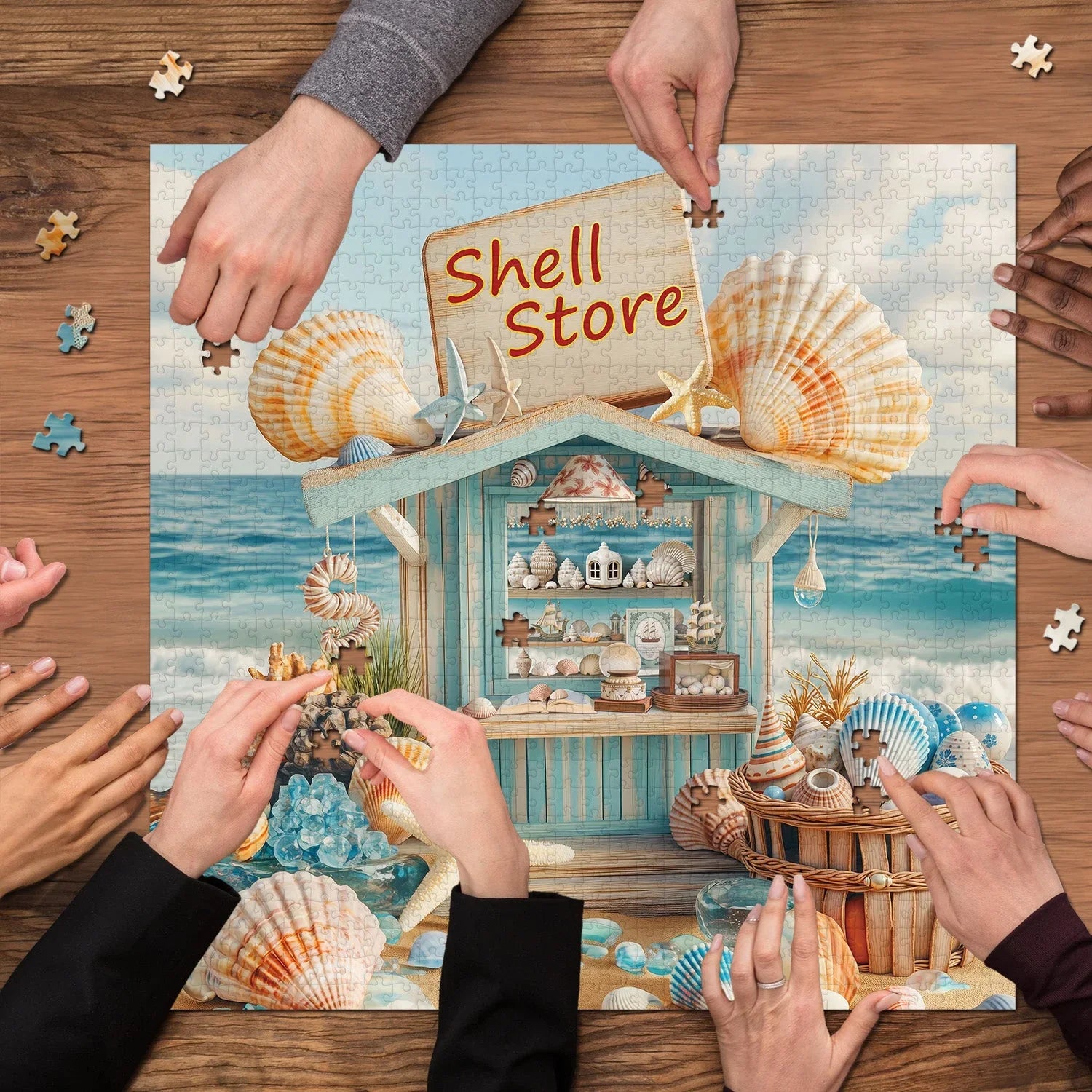Seaside Shell Shop Jigsaw Puzzle 1000 Stücke