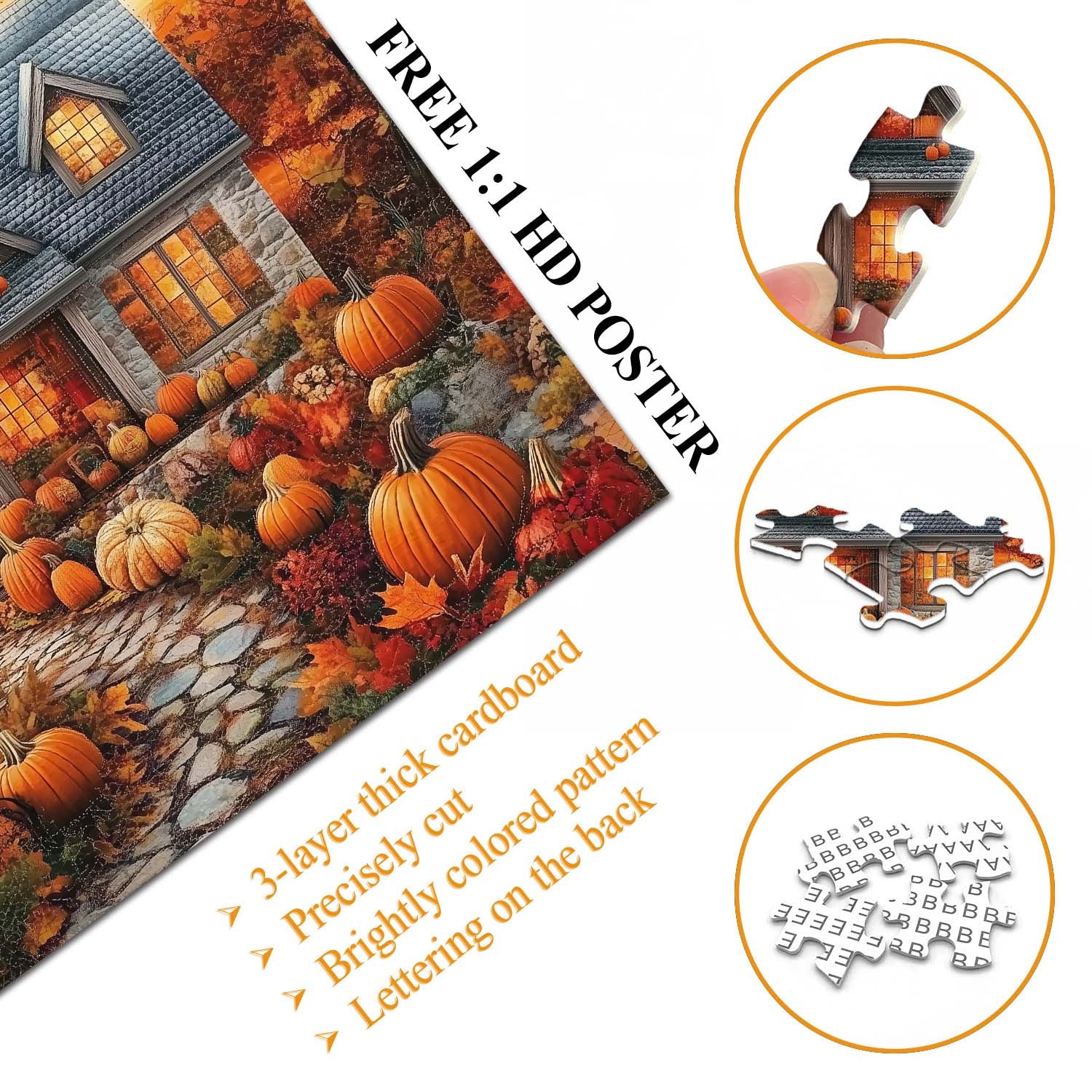 Autumn Harvest Home Jigsaw Puzzle 1000 Pieces
