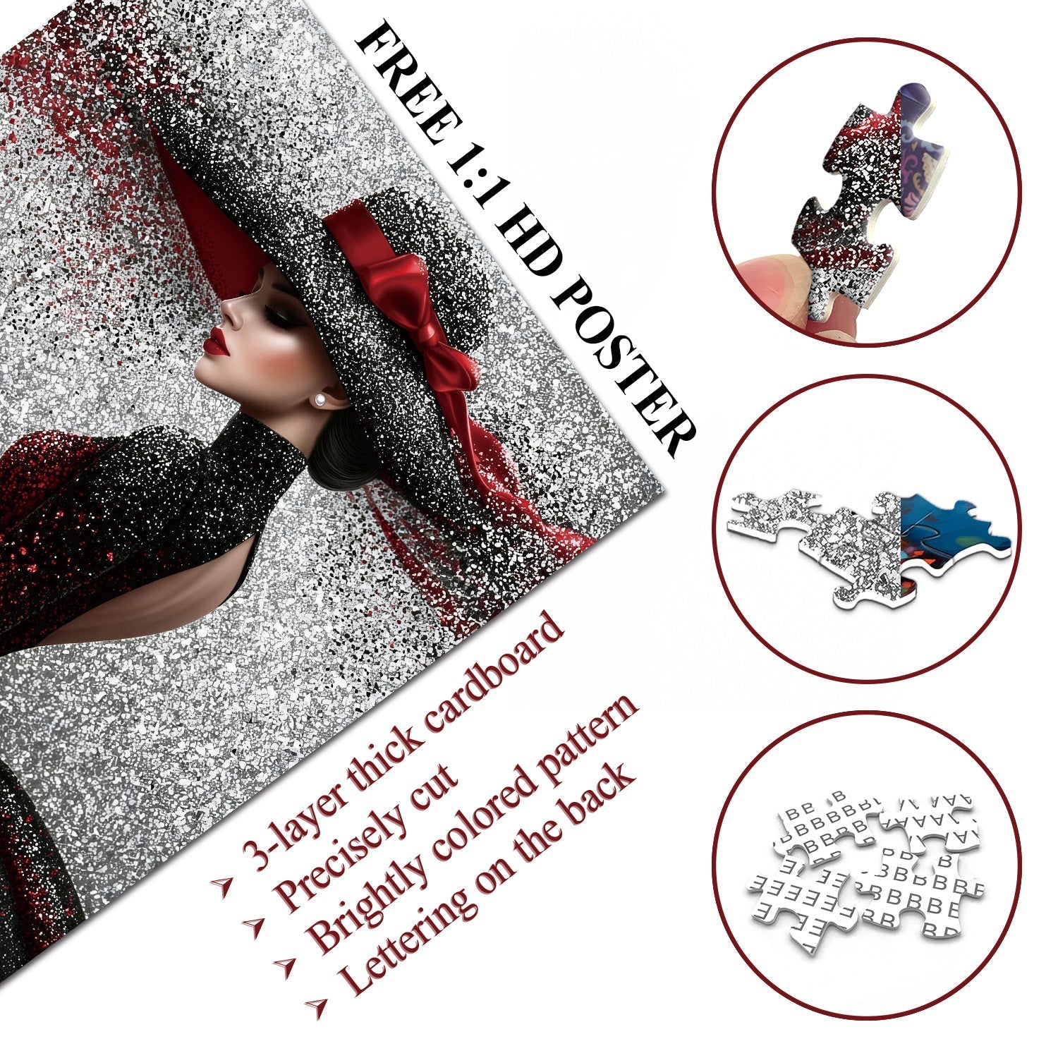 Red Phantom Jigsaw Puzzle 1000 Pieces