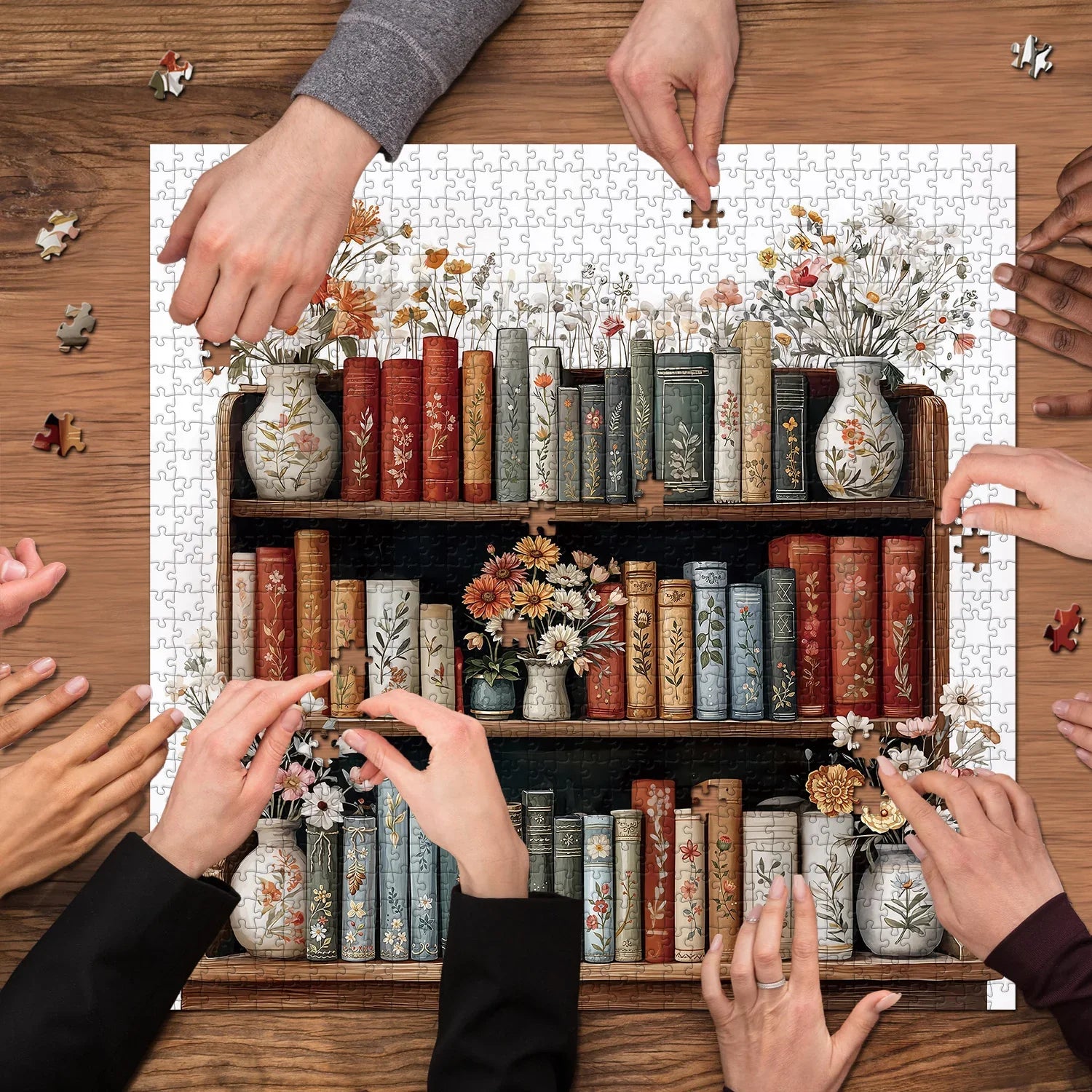 Floral Folios Jigsaw Puzzle 1000 Pieces