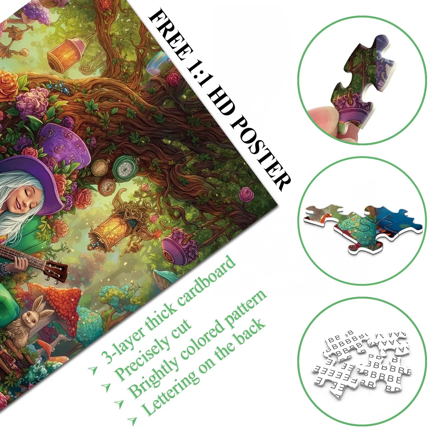 Puzzle Guitar Girl 1000 pièces