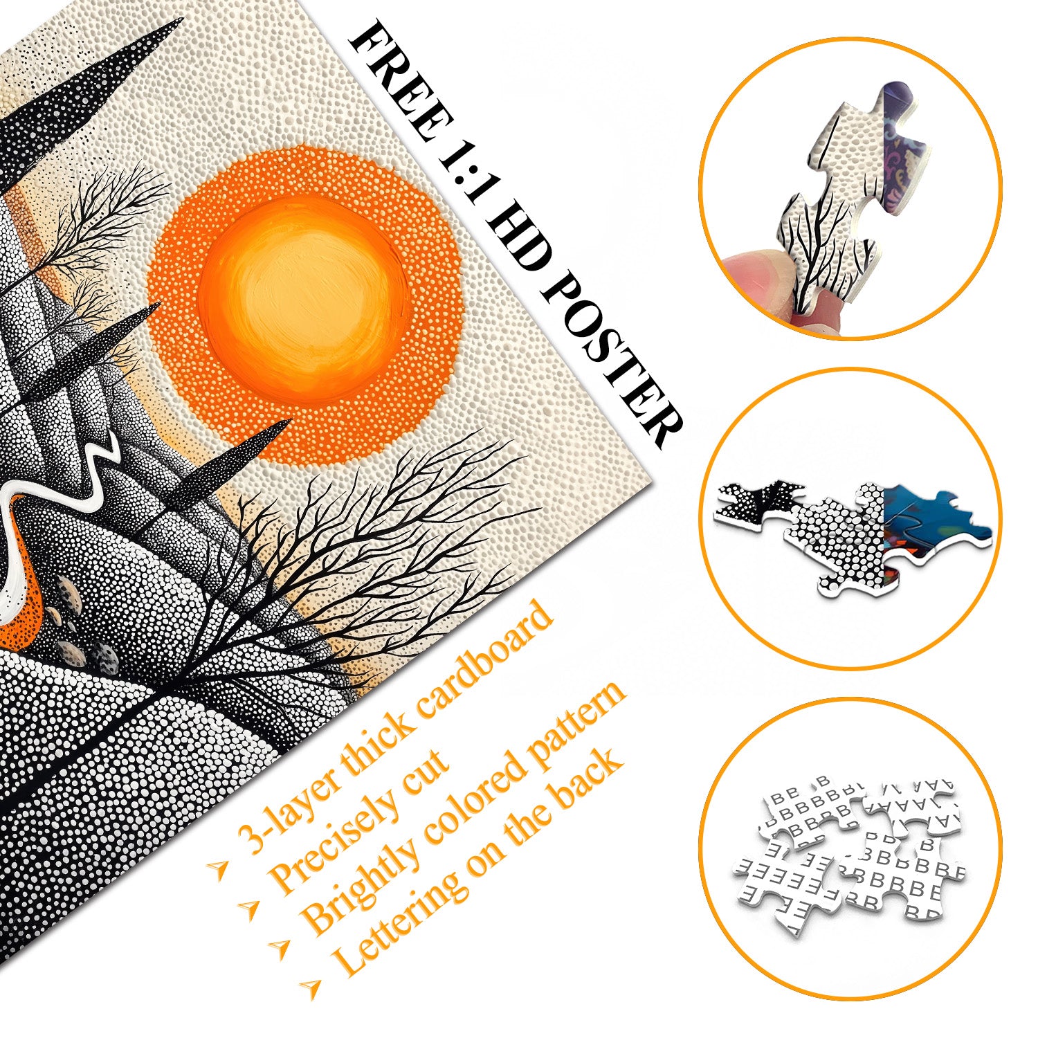 Sonnenpfad-Puzzle 1000 Teile