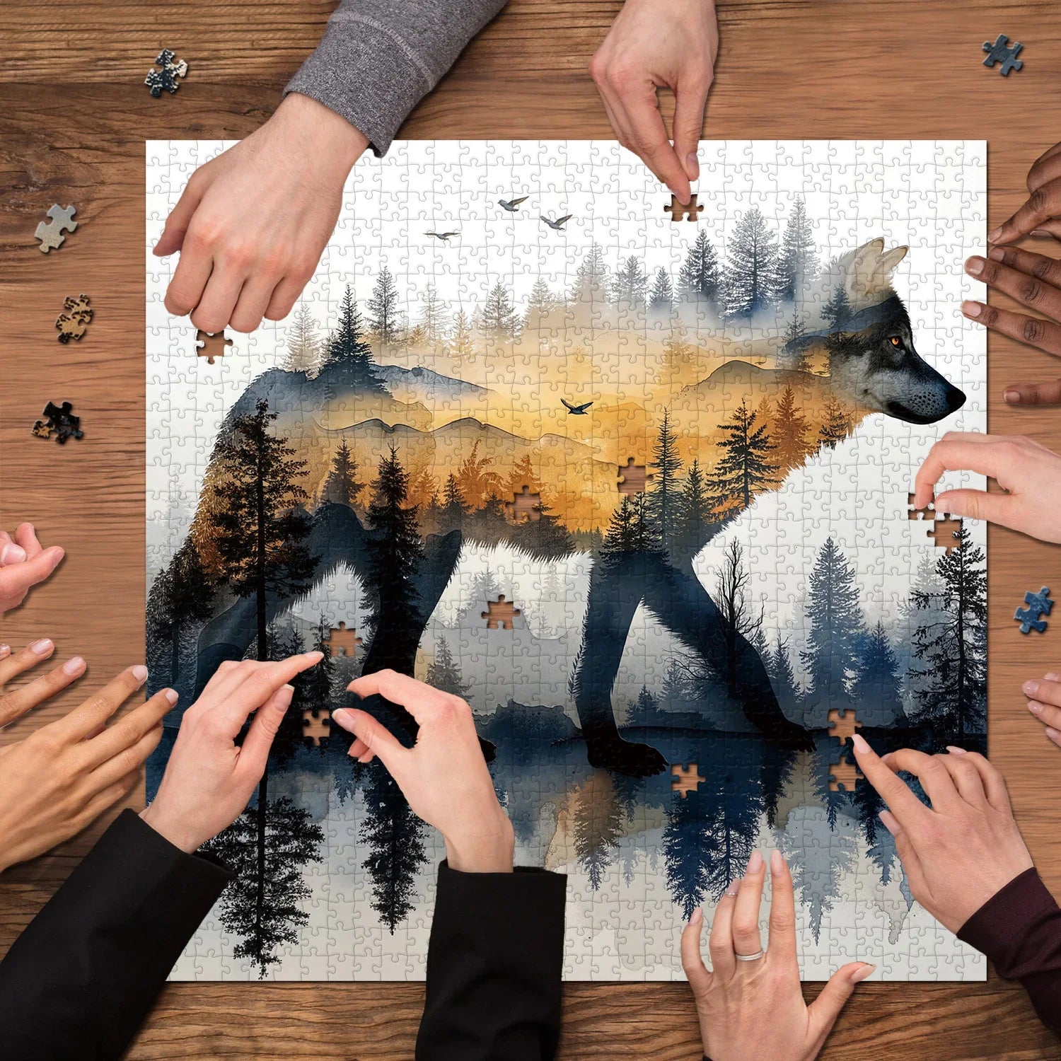 Dusk Wanderer Jigsaw Puzzle 1000 Pieces