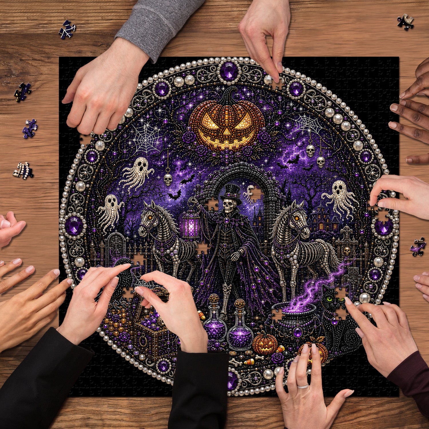 Gothic Halloween Jigsaw Puzzle 1000 Pieces
