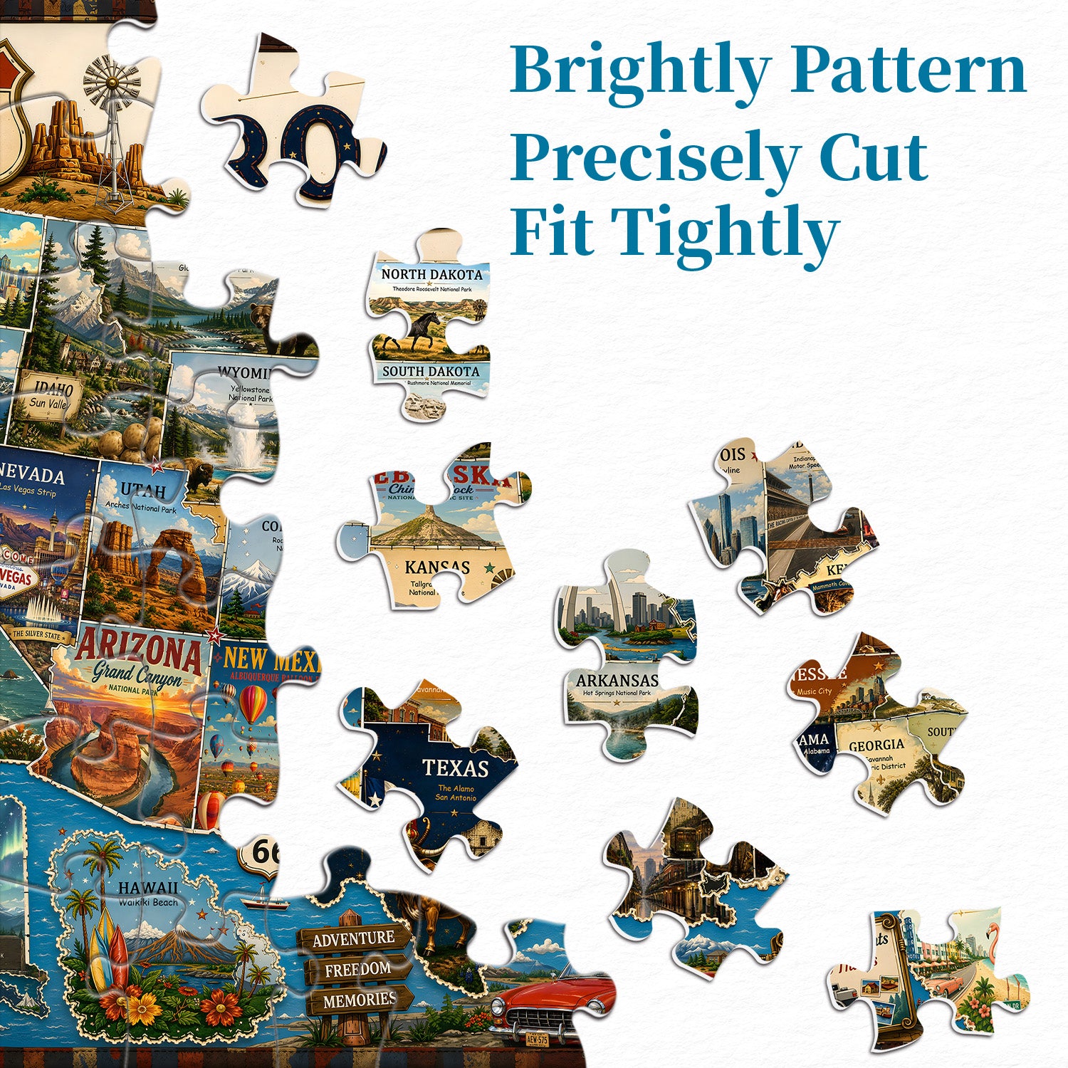 American Road Trip Jigsaw Puzzle 1000 Pieces