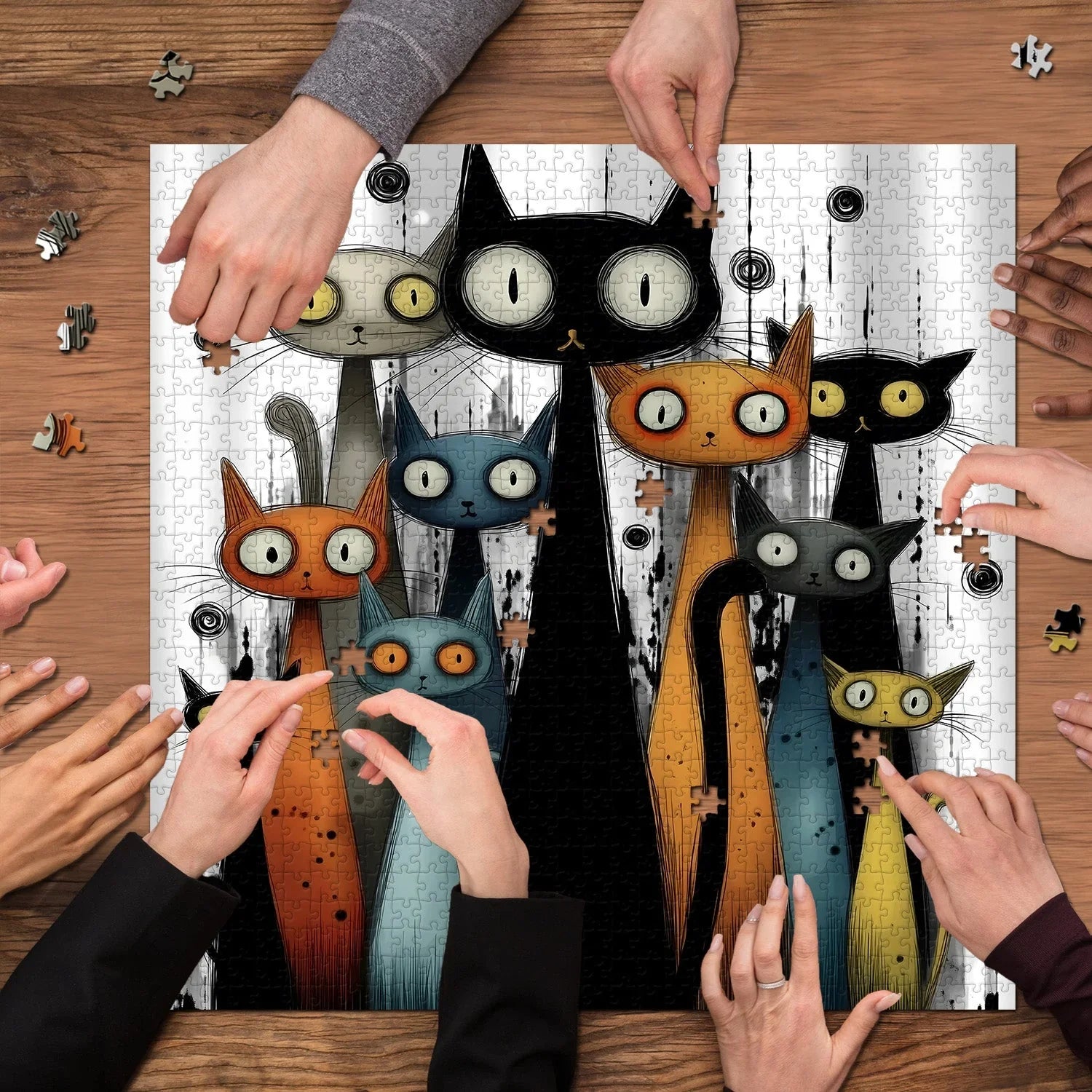 Whimsy Cats Puzzle 1000 Teile