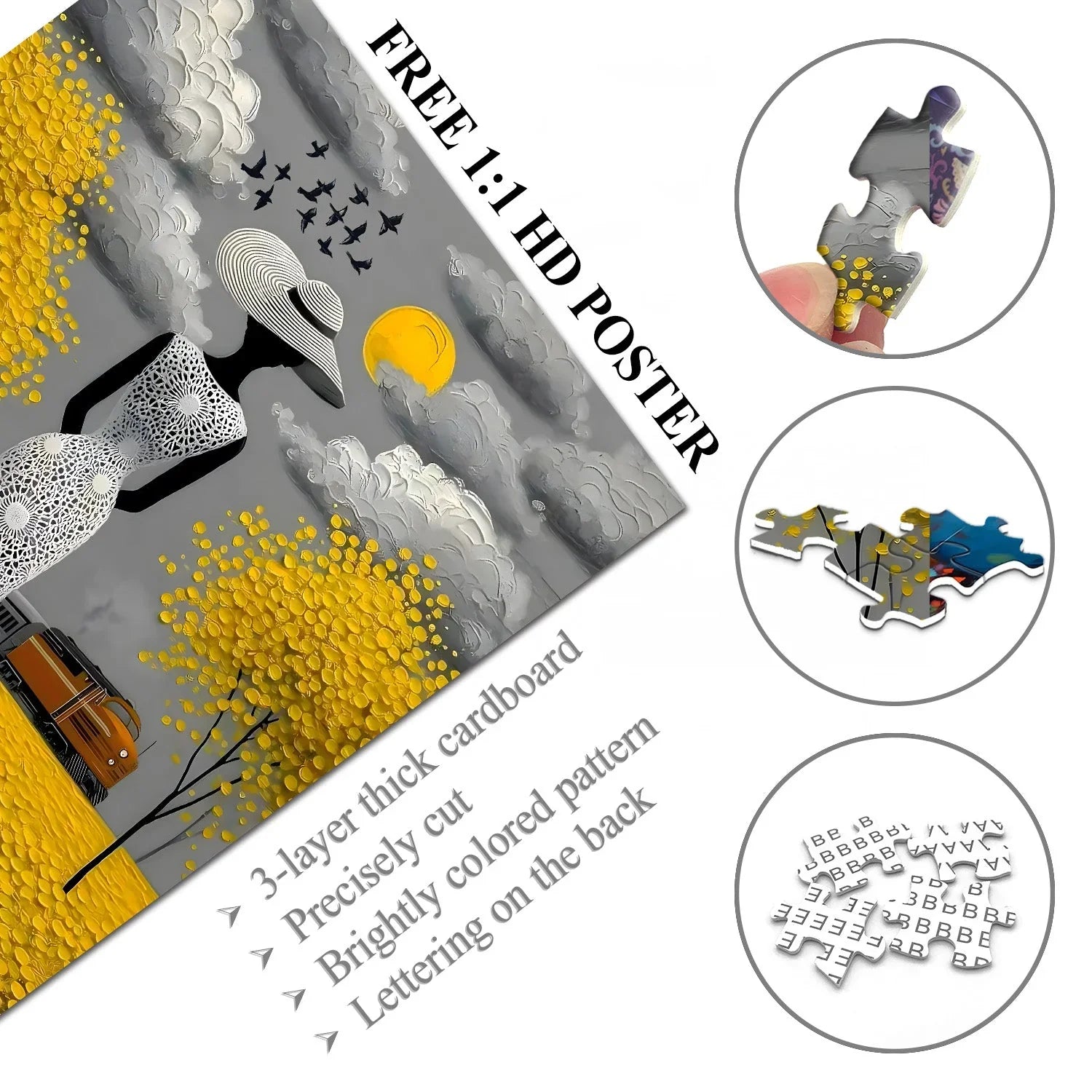 Elegante Flugbahn Puzzle 1000 Teile