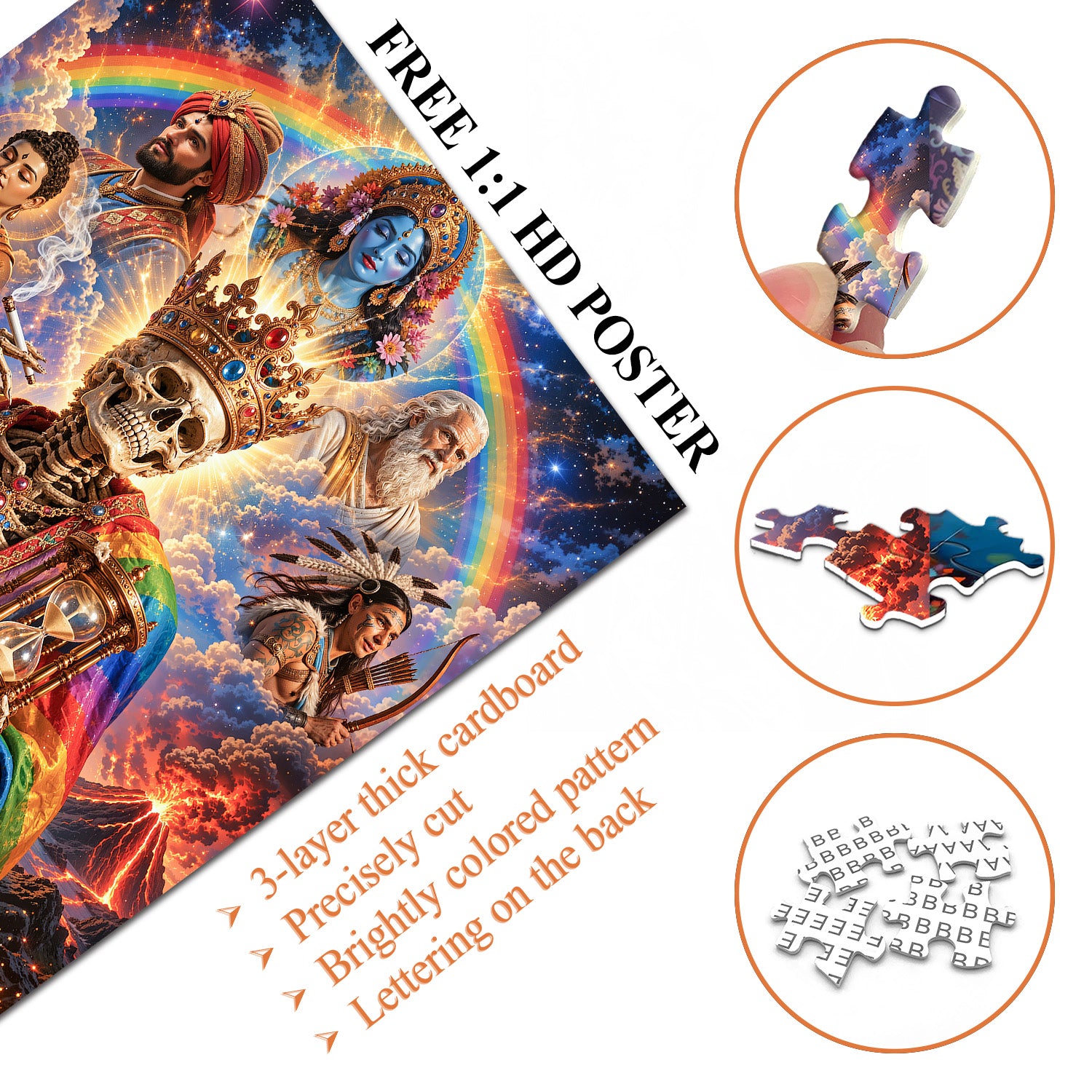 Surrounded by Gods Jigsaw Puzzle 1000 Pieces
