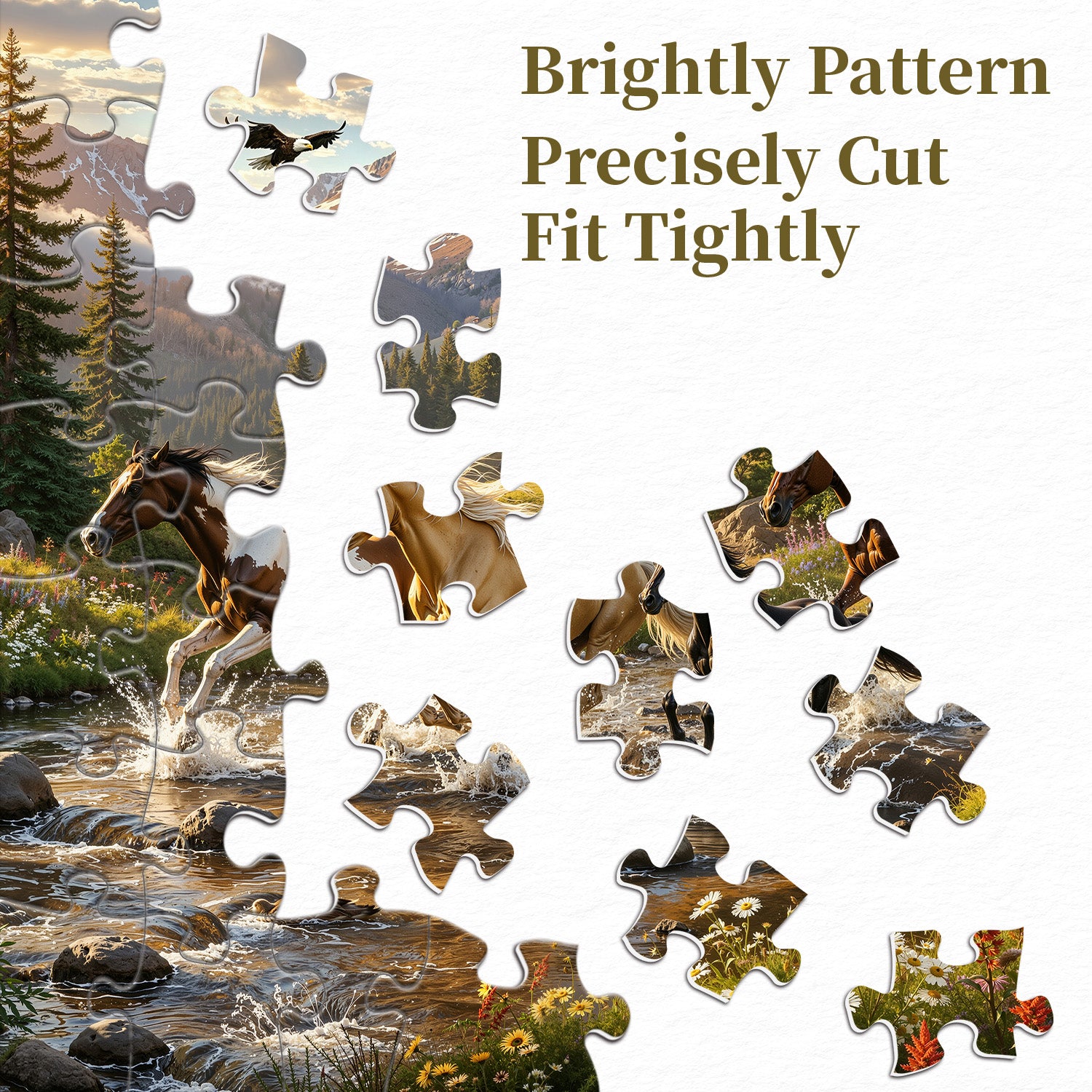 Meadow Creek Pferde Puzzle 1000 Teile
