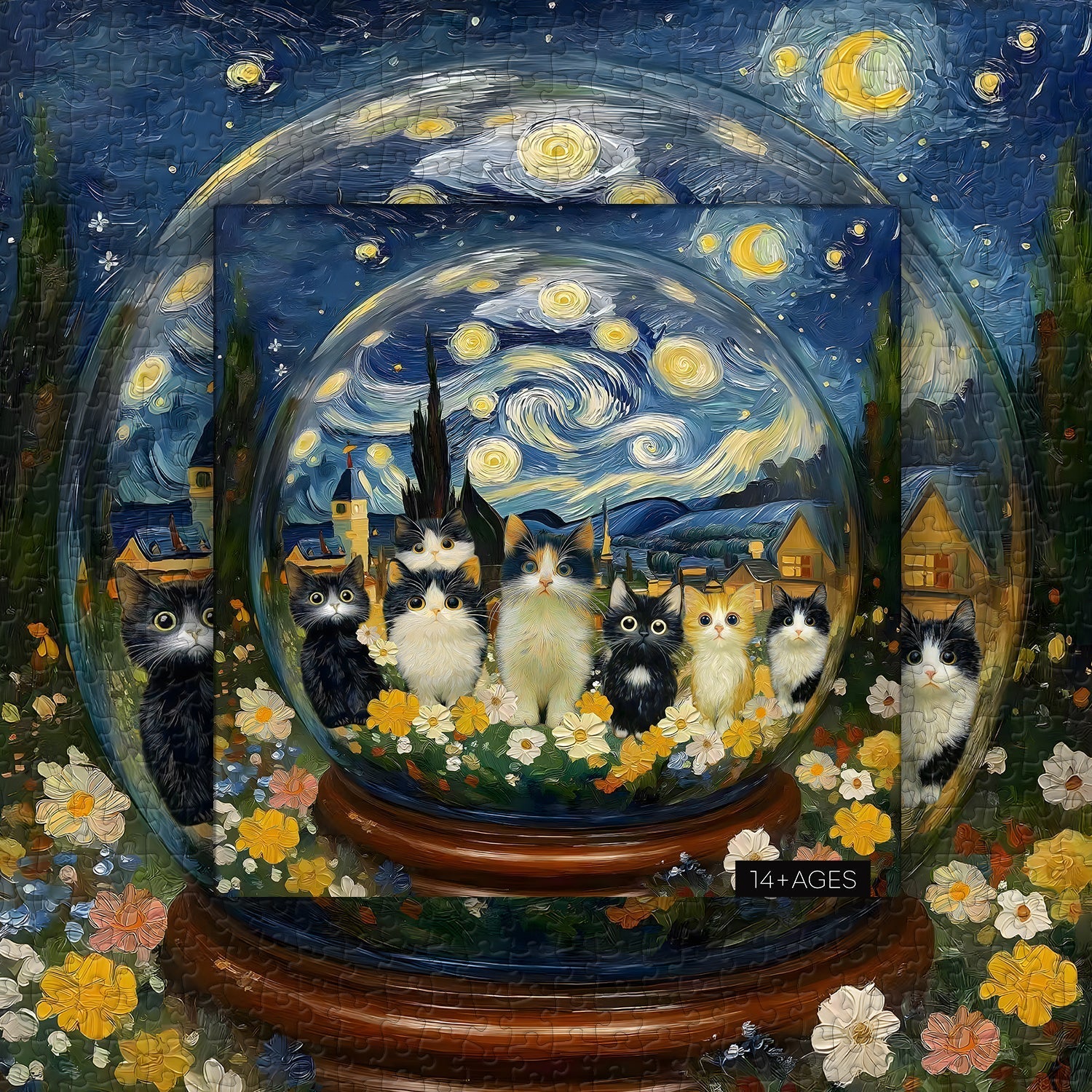 Cats Crystal Ball Jigsaw Puzzle 1000 Pieces