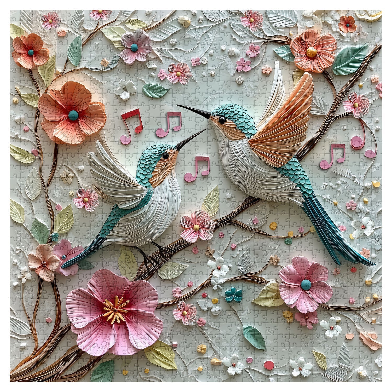 Birdsong Bloom Jigsaw Puzzle 1000 Pieces