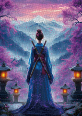 Sakura Samurai Jigsaw Puzzle 1000 Pieces