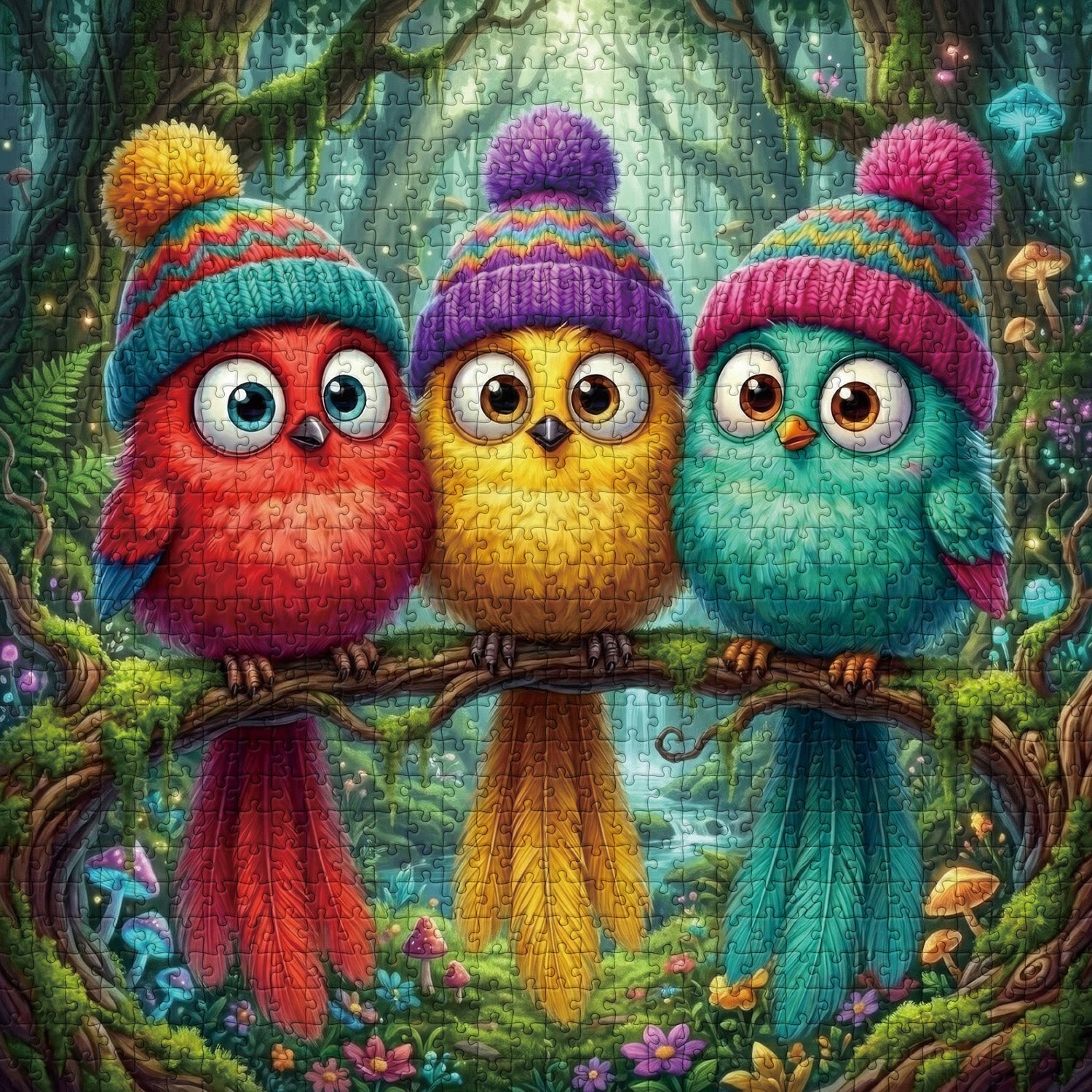 Forest Friends Jigsaw Puzzle 1000 Pieces