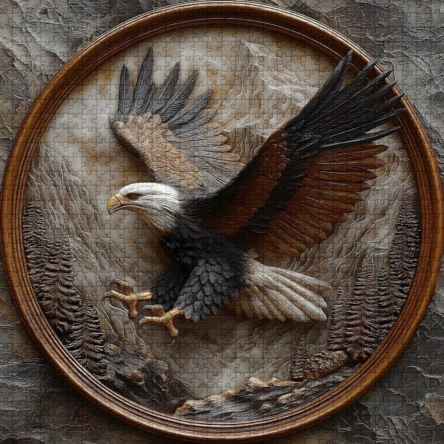 Aureate Eagle Jigsaw Puzzle 1000 Pieces