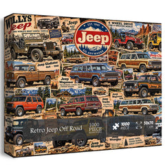 Puzzle retrò Jeep Off Road 1000 pezzi