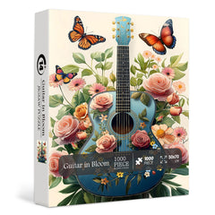 Chitarra in bloom puzzle puzzle 1000 pezzi