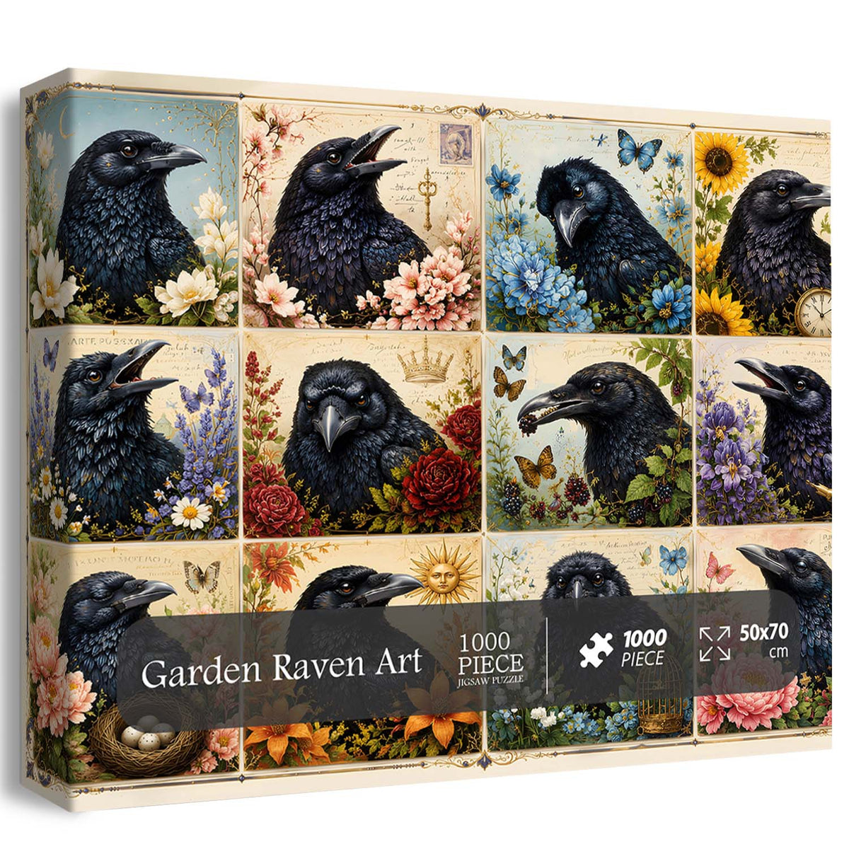 Garden Raven Art Puzzle 1000 Teile