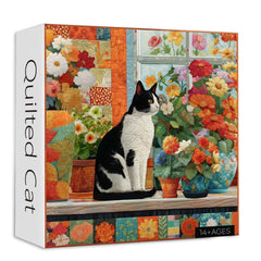 Puzzle de puzzle de chat matelassé 1000 pièces
