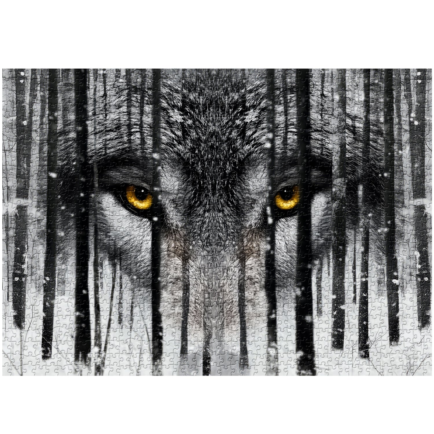 Snowwood Wolf Gaze Jigsaw Puzzle 1000 Pieces