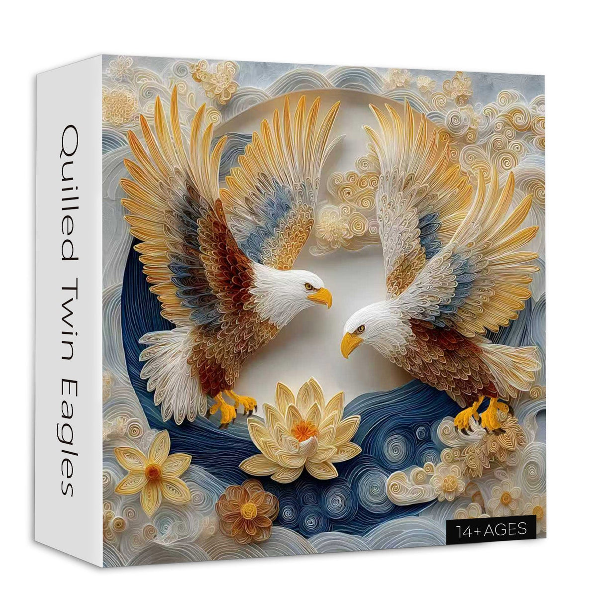 Quilled Twin Eagles Puzzle 1000 Teile