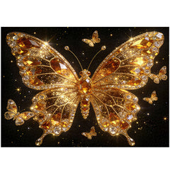 Midnight Gold Wings Jigsaw Puzzle 1000 Pieces
