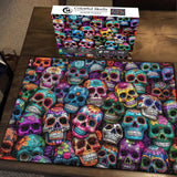 Colorful Skulls Jigsaw Puzzles 1000 Pieces