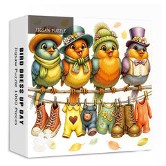 Bird Dress Up Day Jigsaw Puzzle 1000 Pieces