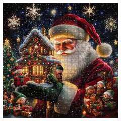 Puzzle L'Atelier Magique du Père Noël 1000 pièces